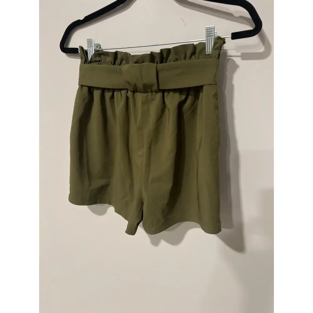 Grace Karin, Olive Green Shorts, Size M 1363o